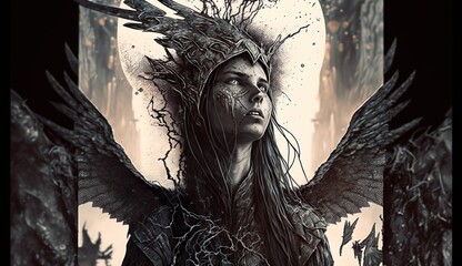 Generative AI
Spirituality, esoteric, meditation, fantasy, vampire, universe meta human god spirit, 
galaxy space background, spiritual image, design, illustration wallpaper, 
yoga, brain waves, brain