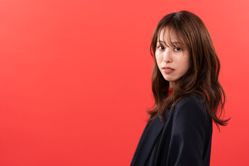 Fototapeta premium ジャケットを着た女性