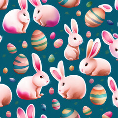 Easter Photo with Colourful Eggs Cute Background Wallpaper