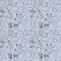 doodle pattern hand drawn go travel