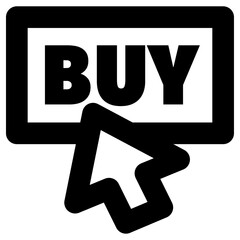 Simple buy button icon