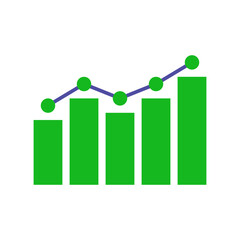 Bullish stocks bar chart