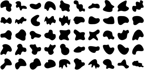 Liquid and fluid shape Black symbol 