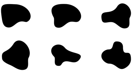 Liquid and fluid shape Black symbol 