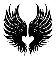 Fototapeta premium eagle wings vector illustration