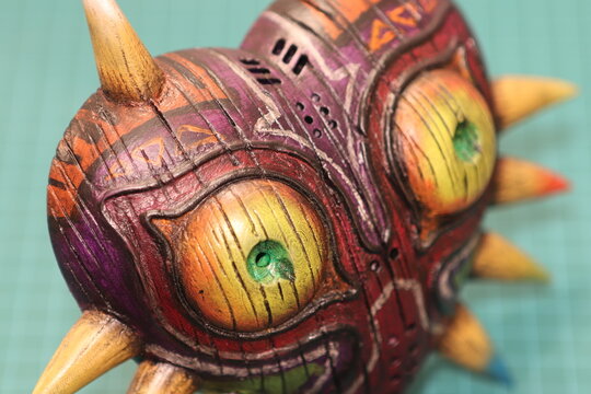 3d printed plastic majora mask