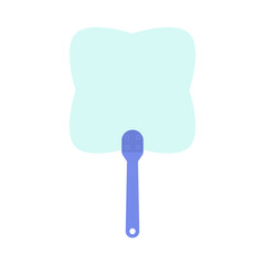 Plain Aesthetic Manual Handle Hand Fan
