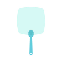Plain Aesthetic Manual Handle Hand Fan
