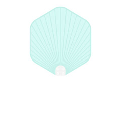 Striped Aesthetic Manual Handle Hand Fan