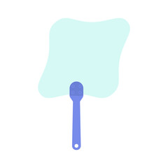 Plain Aesthetic Manual Handle Hand Fan
