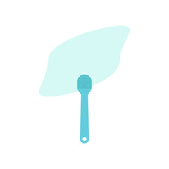 Plain Aesthetic Manual Handle Hand Fan
