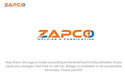 Logo for Welding and Fabricating, Zapco.