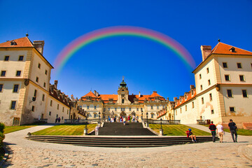 Fototapeta na wymiar チェコ・レドニツェのヴァルティツェ城