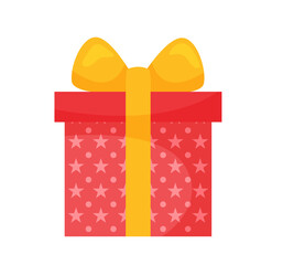 gift boxes with a bow illustration	
