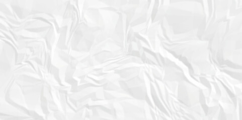 Crumpled white paper texture and The texture of white paper is crumpled.