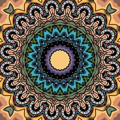 Mandala flower design concept for element design