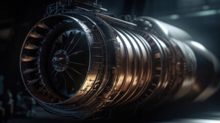 Fototapeta premium Jet Engine