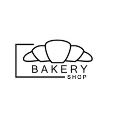 Fototapeta premium Bakery logo, Dessert shop logo