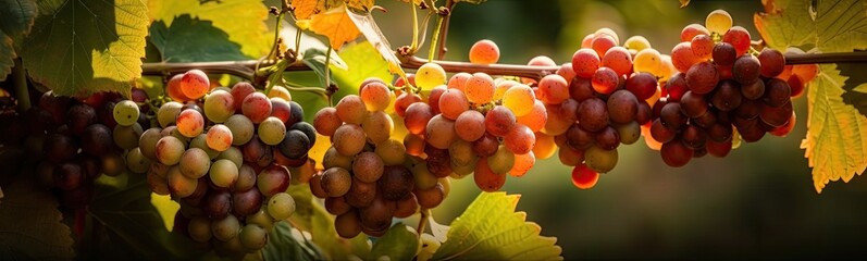 Grapes Background Banner.