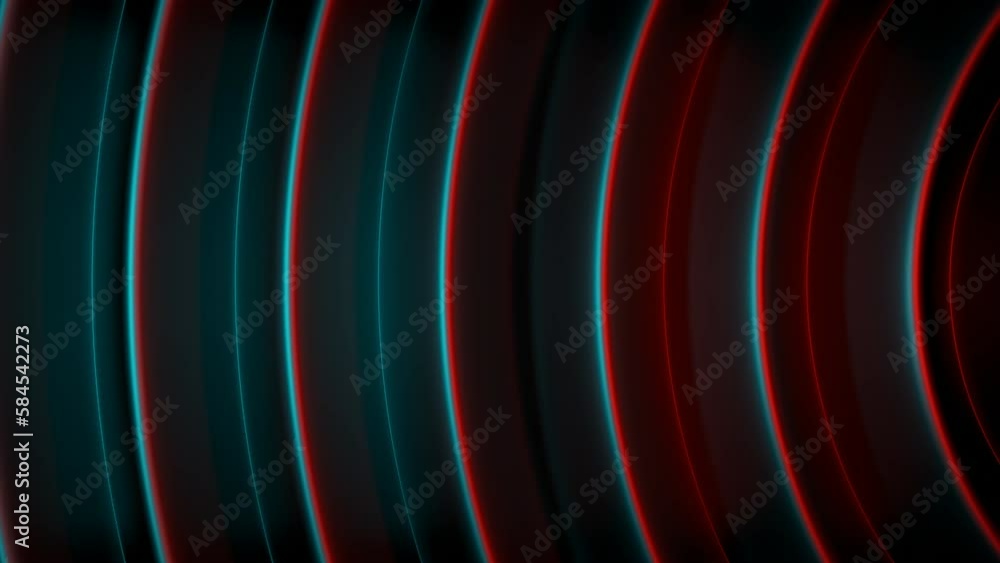 Poster abstract background with concentric arcs. design. smooth round flowing one by one elements.