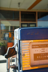 old gas pump