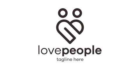 love and people icon vector illustration 11