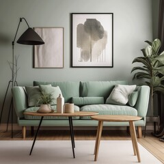 modern living room, generative AI