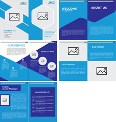 Company brochure design, company profile template design