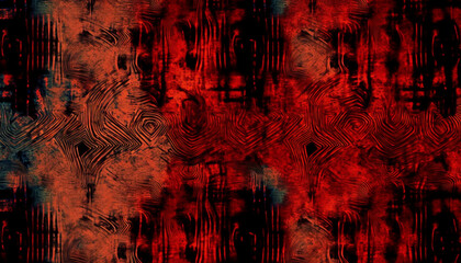 Abstract red grunge background texture with pattern