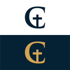 Logo initial church