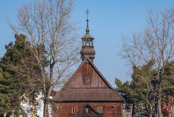 St Florian Church in Stalowa Wola city, Poland - obrazy, fototapety, plakaty