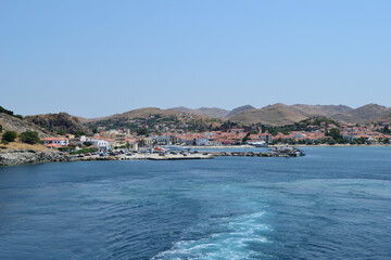 Fototapeta premium Myrina (Mirina), Lemnos (Limnos), Greece, Aegean Sea
