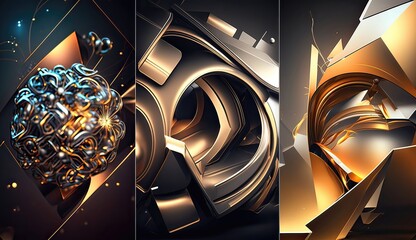 metal fluid poster ai generated
