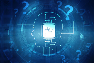 2d illustration latest computer microchips
