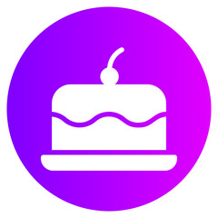 pudding gradient icon