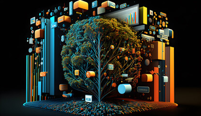 Data collecting tree from various source