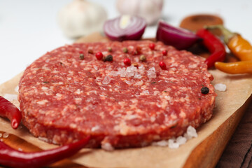 Ingredient for cooking grilled meat - ground meat