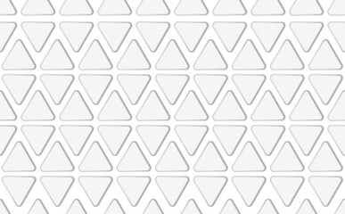Seamless pattern texture geometric pattern.Abstract paper triangle white background pattern with copy space. Premium Vector
