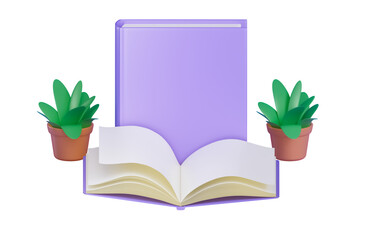 Book day 3d banner cutout