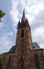 Fototapeta na wymiar Kirche in Frankenberg, Eder