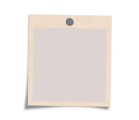 3D Mood Board Blank Frame Cutout