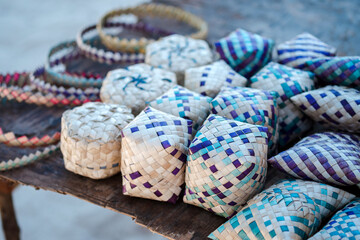 Handmade souvenirs of the Moken people in Surin Islands National Park, Thailand.