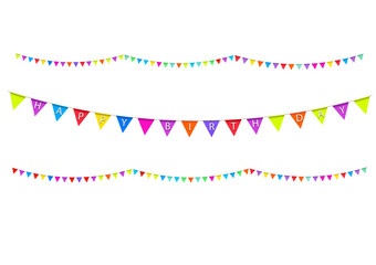 graphics festival flag and text happy birthday illustration transparency