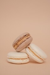 macaroons on a wooden table