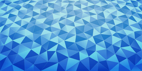 Triangles background. Abstract geometry. Vector. Abstract water.
