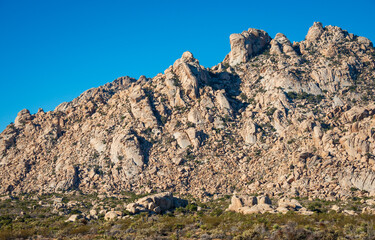 Mountains and Brush Lands at Mojave National Preserve
