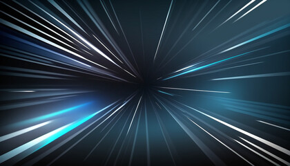 light effect dark blue light abstract background, Speed lights background, data transfer concept background