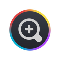 Fototapeta premium Zoom In - Pictogram (icon) 