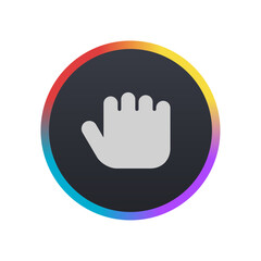 Obraz premium Hold Hand - Pictogram (icon) 