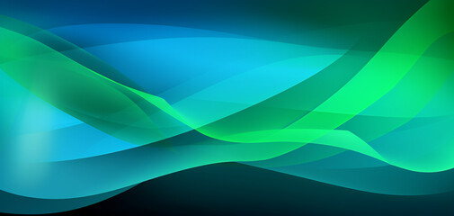 modern abstract blue and green background